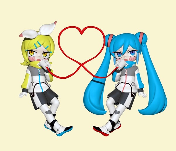 Kagamine Rin (Nee Nee Nee.), Vocaloid, Potchingu!, Garage Kit