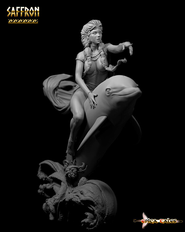 Saffron, Original, Tonerico, Garage Kit, 1/24