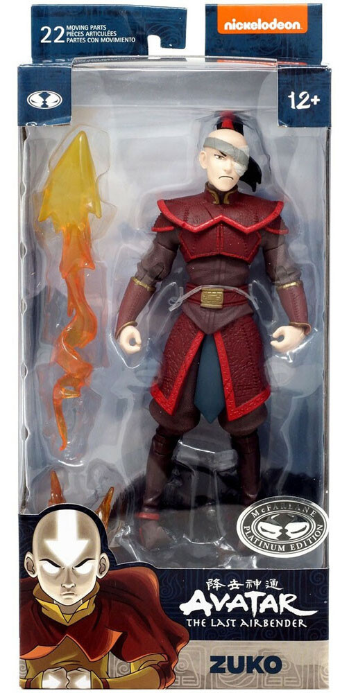 Zuko (Platinum Edition), Avatar: The Last Airbender, McFarlane Toys, Action/Dolls