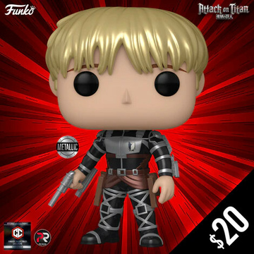 Armin Arlert (#1447 Armin Arlelt Metallic), Shingeki No Kyojin, Funko, Pre-Painted