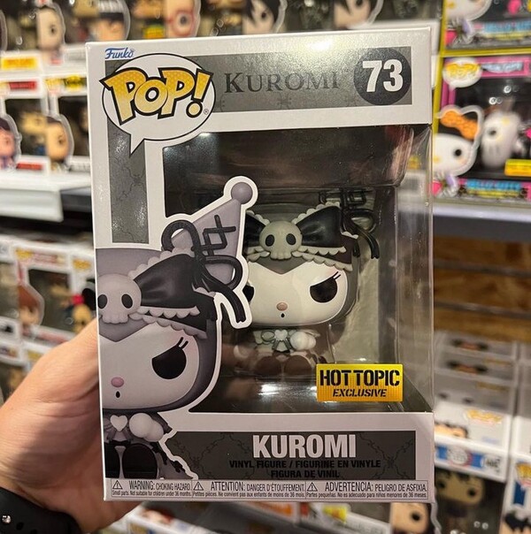 Kuromi (Lolita), Kuromi, Funko Toys, Hot Topic, Pre-Painted