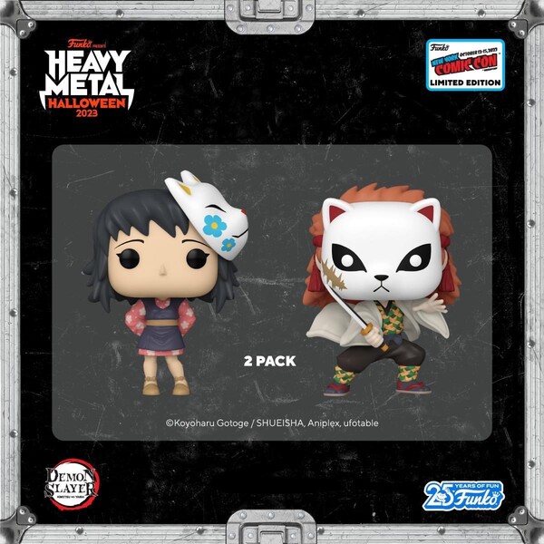 Makomo (2 Pack), Kimetsu No Yaiba, Funko Toys, BoxLunch, Pre-Painted
