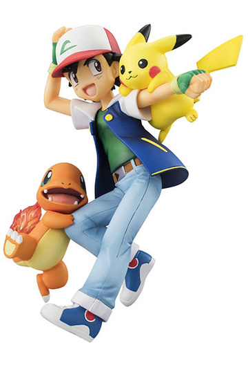 Charmander, Pikachu, Satoshi (Satoshi & Pikachu & Hitokage), Pokemon, MegaHouse, Pre-Painted