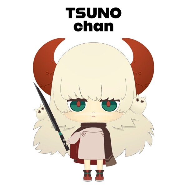 Tsuno Chan, Original, Toy's Factory, Pre-Painted