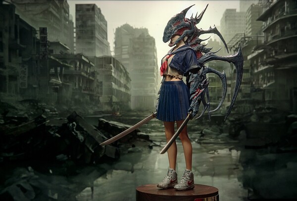 Parasite 01, Original, LEP Studio, Garage Kit, 1/7