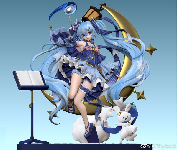 Hatsune Miku, Rabbit Yukine (Snow 2017), Vocaloid, BUI, Garage Kit