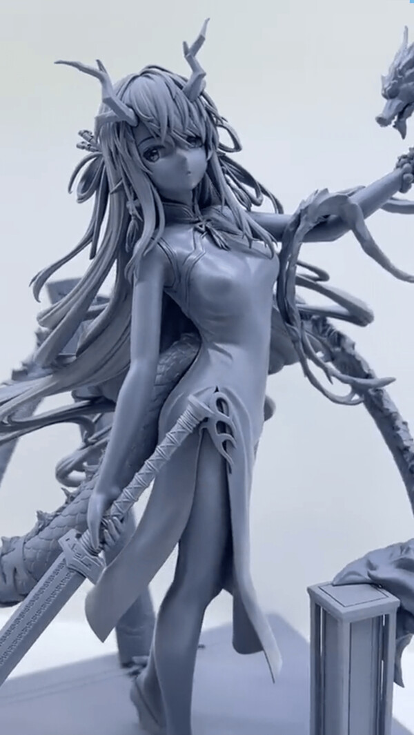 Dusk, Arknights, FuRyu, Pre-Painted, 1/7