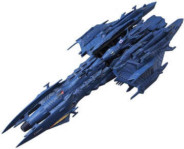 Spaecial 1st Level Astro Battleship Desula II, Uchuu Senkan Yamato 2199, MegaHouse, Pre-Painted