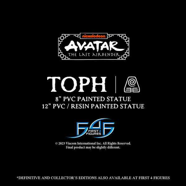 Toph Beifong (Collector's Edition), Avatar: The Last Airbender, First 4 Figures, Pre-Painted