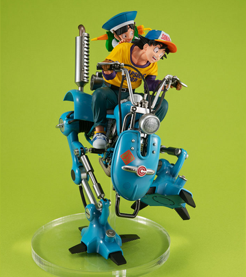 Son Gohan, Son Goku (DESKTOP REAL McCOY EX Son Goku & Gohan & Bipedal Walking Robot), Dragon Ball Z (Original), MegaHouse, Pre-Painted