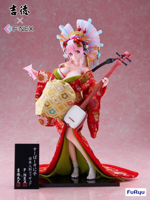 Sonico (Nihon Ningyou), SoniComi (Super Sonico), FuRyu, Yoshitoku, Pre-Painted, 1/4