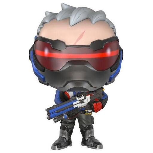 Soldier: 76, Overwatch, Funko Toys, GameStop, Pre-Painted