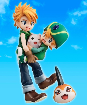 Takeru Takaishi, Tokomon, Tsunomon, Yamato Ishida (Ishida Yamato & Takaishi Takeru with Tsunomon & Tokomon), Digimon: Digital Monsters, MegaHouse, Pre-Painted