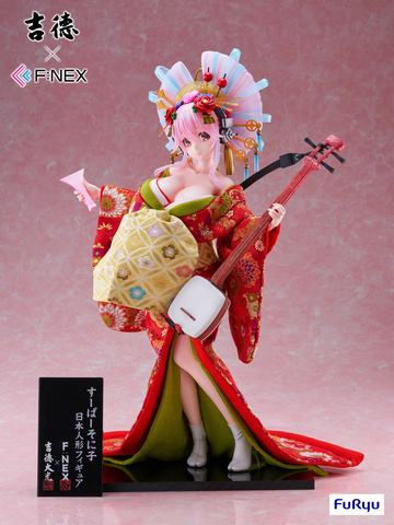 Sonico (Yoshitoku x Super -Nihon Ningyou-), Super Sonico The Animation, FuRyu, Pre-Painted, 1/4