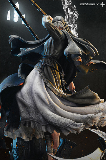 Sister Friede (The Black Flame), Dark Souls III, Individual Sculptor, Pre-Painted, 1/4