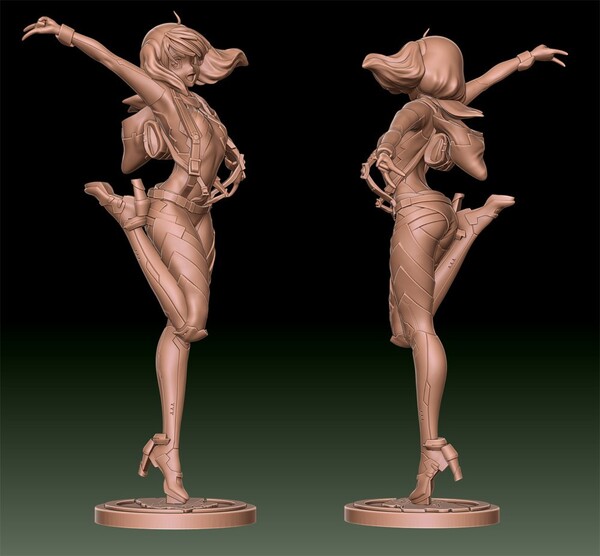 Ranka Lee, Macross Frontier, FRAME OUT MODELS, Garage Kit, 1/8