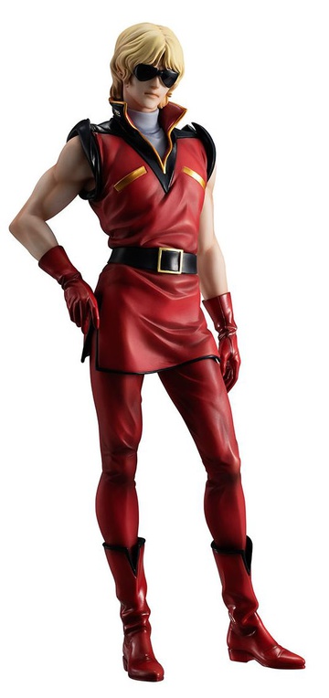 Char Aznable (GGG Quattro Bajeena), Mobile Suit Zeta Gundam, MegaHouse, Pre-Painted, 1/8