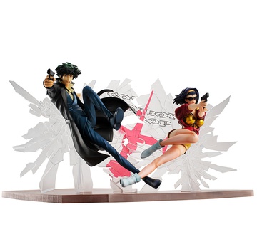 Faye Valentine, Spike Spiegel (Spike Spiegel & Faye Valentine 1st Gig Figure Set), Cowboy Bebop, MegaHouse, Pre-Painted, 1/8