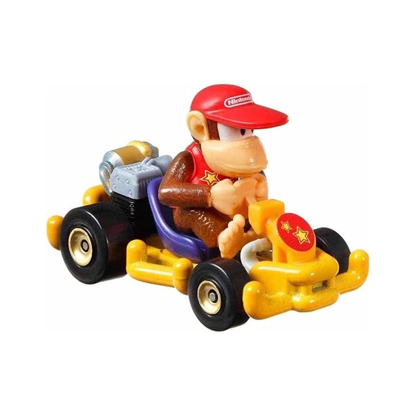 Diddy Kong, Mario Kart 8, Mattel, Pre-Painted, 1/64