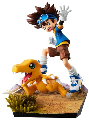 Agumon, Taichi Yagami (Yagami Taichi ＆ Agumon 20th Anniversary), Digimon: Digital Monsters, MegaHouse, Pre-Painted