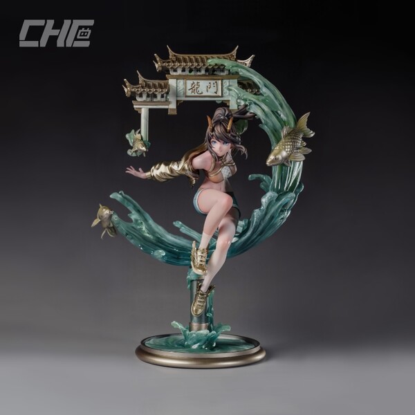 Carp Jumping Over The Dragon Gate, Original, LEP Studio, Garage Kit