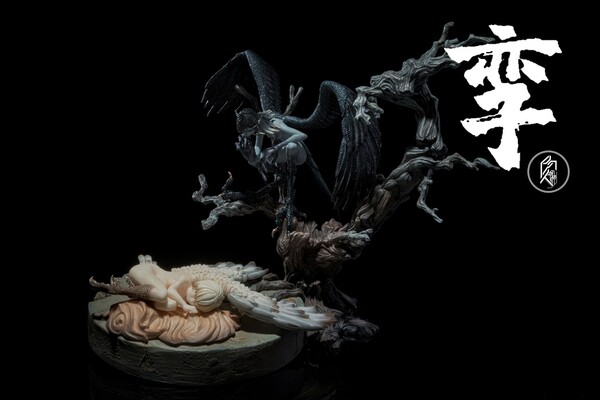 Twins (Mythical Creatures With Bird Bodies), Original, LEP Studio, Garage Kit