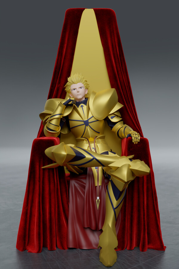 Gilgamesh, Fate/Grand Order, Nomake, Garage Kit, 1/7