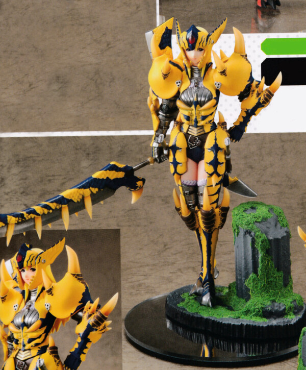 Hunter (Tigrex Armor (Female Blademaster)), Monster Hunter Portable 3rd, Over Dard, Garage Kit, 1/12