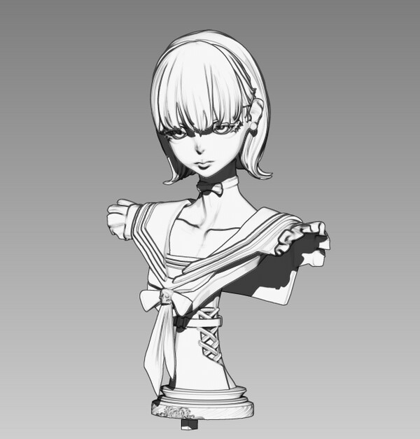 Mizuiro, Horohoro, Ichibu No Katachi, Original, Obstetrician M, Garage Kit