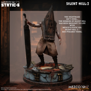 Pyramid Head (Red Pyramid Thing), Silent Hill 2, Mezco Toyz, Pre-Painted, 1/6