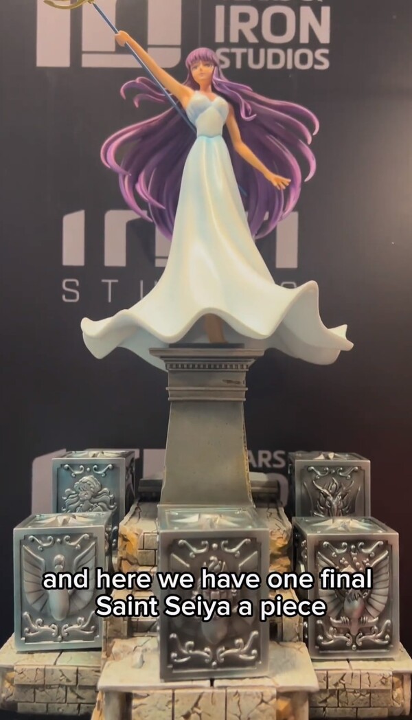 Athena (Kido Saori), Saint Seiya, IRON Studios, Pre-Painted, 1/10
