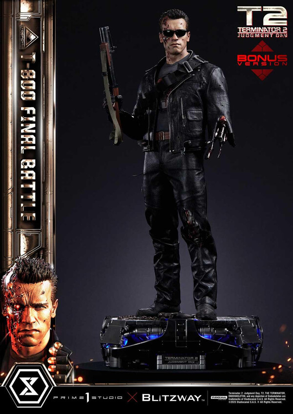 T-800 (DX Bonus, Final Battle), Terminator 2: Judgment Day, Prime 1 Studio, Blitzway, Pre-Painted, 1/3, 4580708048680