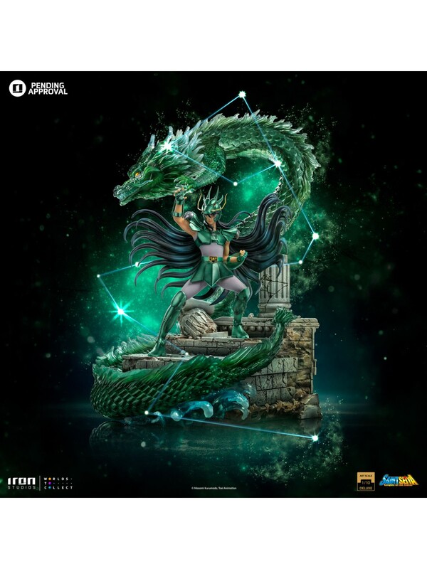 Dragon Shiryu (Deluxe), Saint Seiya, IRON Studios, Pre-Painted, 1/10