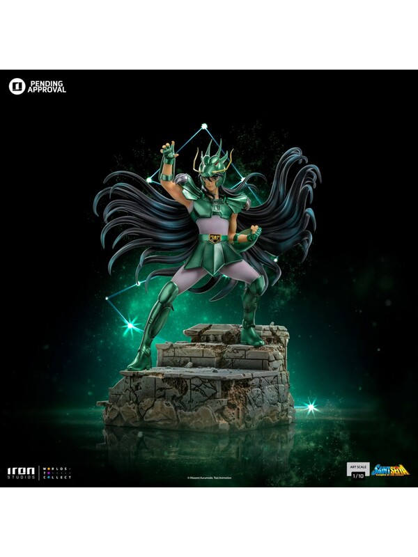 Dragon Shiryu, Saint Seiya, IRON Studios, Pre-Painted, 1/10
