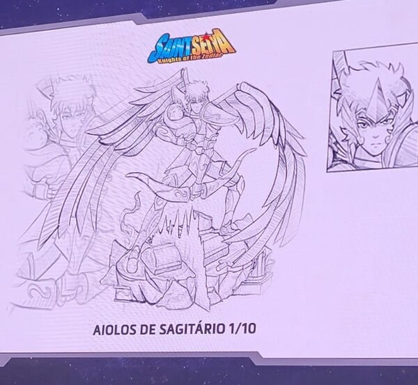 Athena (Kido Saori), Sagittarius Aiolos, Saint Seiya, IRON Studios, Pre-Painted, 1/10