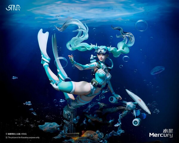 Mercury, Original, Starexva Studio, Pre-Painted, 1/6