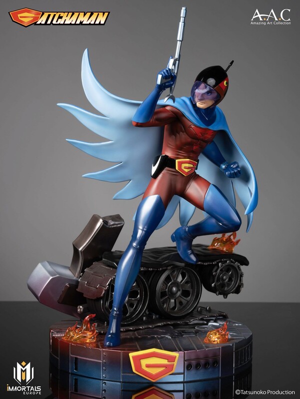 Condor No Joe, Kagaku Ninjatai Gatchaman, Immortals Collectibles, Pre-Painted, 1/7