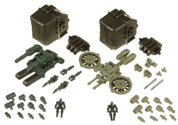 Cosmo Marines Armament Set, Diaclone, Takara Tomy, Action/Dolls, 1/60