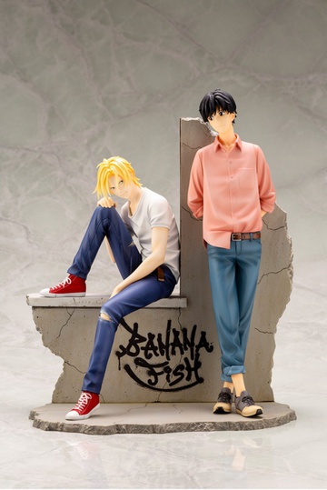 Aslan Jade Callenreese, Okumura Eiji (Ash & Eiji), Banana Fish, Kotobukiya, Pre-Painted, 1/8