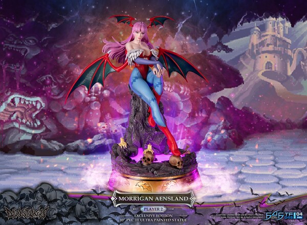 Morrigan Aensland (Player 2, Exclusive Edition), Vampire, First 4 Figures, Pre-Painted