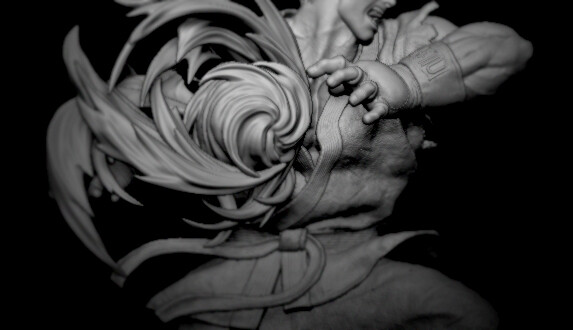 Ryu, Street Fighter, Kinetiquettes, Pre-Painted, 1/4