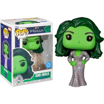 Jennifer Walters (#1127 She-Hulk Glittery.), She-Hulk, Funko, Pre-Painted