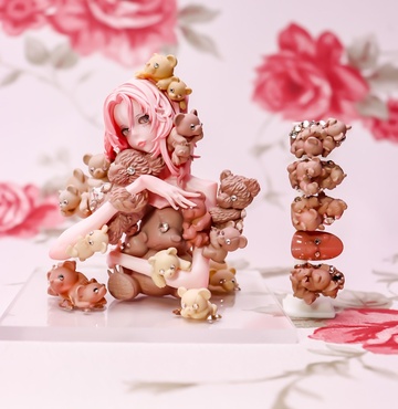 Born from Fingertips [233960] (/ Kumakuma, Bust Brown), Original Character, Individual Sculptor, Pre-Painted