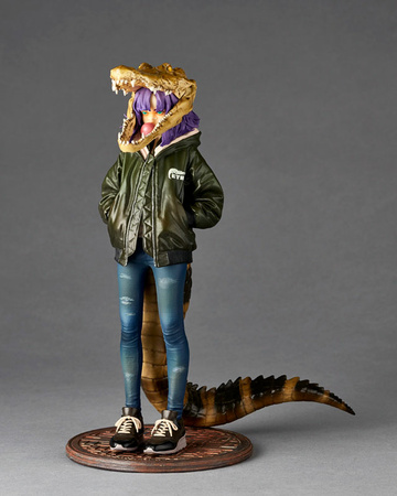 CROCOGIRL, Fierce GIRLS, Kaiyodo, Pre-Painted, 1/7
