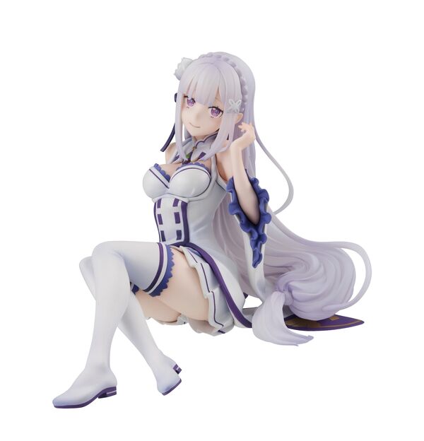 Emilia (Tenohira), Re:Zero Kara Hajimeru Isekai Seikatsu, MegaHouse, Pre-Painted, 4535123840180