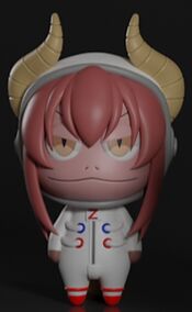 Zentreya Gecko (Space), VShojo, Novel Horizons, Pre-Painted