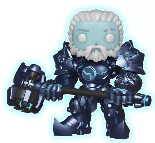 Reinhardt (Supersized, Glow In The Dark, No Helmet), Overwatch, Funko Toys, Blizzard Entertainment, Pre-Painted