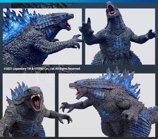 Gojira (Furious Blue), Godzilla: King Of The Monsters, EZHOBI, Pre-Painted