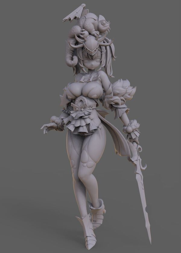 Demon, Original, Adamas Jinshi, Pre-Painted, 1/6