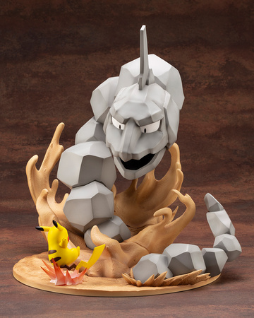 Onix, Pikachu (Iwark VS. Pikachu), Pokemon, Kotobukiya, Pre-Painted, 1/8